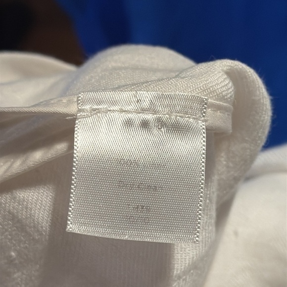 Talbots white Linen full front zipper utility high collar hiddenhoodie jacket 14 - Picture 13 of 13